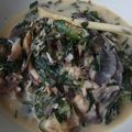 Cooksnap dari Inneke_Mamina untuk resep Sayur santan putih jantung pisang+daun ubi