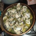 El cooksnap de Priscila cuando hizo Almejas en salsa con ajo y perejil.