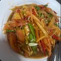 Lipton Ize's cooksnap of when they made ส้มตำปลาร้านัว.
