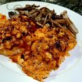 El cooksnap de Empar cuando hizo Pollo a la sobrasada con queso.