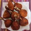 El cooksnap de Raquel Calabria cuando hizo Chupachups de pollo.