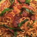 ireneq's cooksnap of when they made Spicy Mee Goreng With Onion And Chinese Sausage.