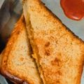 saritajain का कुकस्नैप जब उन्होंने चीज़ कॉर्न सैंडविच (Cheese corn sandwich recipe in hindi) बनाया था।