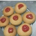 Purvi Khakhariya का कुकस्नैप जब उन्होंने जैम कूकीज (Jam cookies recipe in hindi) बनाया था।