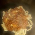 El cooksnap de Cintia Martinez cuando hizo Pasta (fideos caseros).