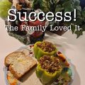 James Freeman (Donk) 's cooksnap of when they made Greek Inspired Stuffed Green Peppers.