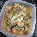 El cooksnap de Olga Herrán Yara cuando hizo Merluza con setas y gambas.