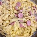 El cooksnap de Verónica Viki cuando hizo Salsa de pasta cremosa sin nata.