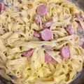 El cooksnap de Verónica Viki cuando hizo Salsa de pasta cremosa sin nata.