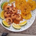 El cooksnap de pedromorenoc cuando hizo Langostinos a la miel y jengibre.