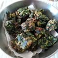 El cooksnap de Fabiana Perchante cuando hizo Cómo hacer buñuelos de acelga.