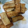 El cooksnap de Loni Ker cuando hizo Rollitos primavera rellenos de zucchini🥒, zanahoria🥕 y verdeo.