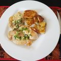 El cooksnap de Julieta Solis cuando hizo Pollo al verdeo con papas.