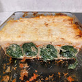 El cooksnap de NCC cuando hizo Pastel de espinacas y ricotta gratinado con bechamel.