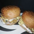 Eshmal Rajput's cooksnap of when they made Shami burger.