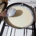 El cooksnap de Guillermo Argañaras cuando hizo Salsa bechamel.