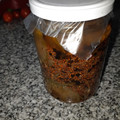 El cooksnap de María Amelia cuando hizo Pepinos en vinagre.