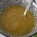 El cooksnap de Carolicious cuando hizo Sopa de cebolla.