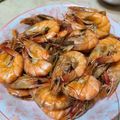 顏莉珍 的 蔥辣炒蝦 cooksnap