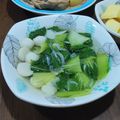 Cooksnap Faizah Mohd Ismail semasa beliau membuat Bening Sawi.