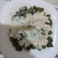 El cooksnap de Hilda Ester D' Antuene cuando hizo Ñoquis de espinaca light.