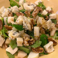 El cooksnap de Mara cuando hizo Ensalada de calabacín, pera, gorgonzola con miel y mostaza.