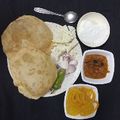 Rekha Vora's cooksnap of when they made છોલે પૂરી (Chhole Puri Recipe In Gujarati).