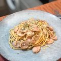 Cooksnap dari Gabby untuk resep Spicy Prawn Aglio Olio