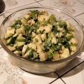 El cooksnap de Daniela Jiménez cuando hizo Ensalada de apio y manzana verde.