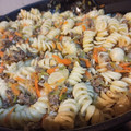 El cooksnap de Javier Perez Gajardo cuando hizo Tallarines con guiso de carne molida.