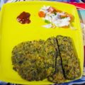 chaitali ghatak का कुकस्नैप जब उन्होंने मेथी का पराठा(methi paratha recipe in hindi) बनाया था।