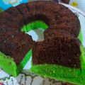 Cooksnap dari silove Forever untuk resep Brownies coklat pandan kukus ala Amanda