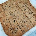 El cooksnap de Sara García Rodríguez cuando hizo Regañás o crackers saludables y sin gluten.
