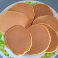 El cooksnap de Monica Ruan cuando hizo Hot cakes de manzana.