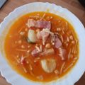 El cooksnap de Llaimari Santana cuando hizo Rancho canario.