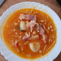 El cooksnap de Llaimari Santana cuando hizo Rancho canario.