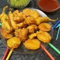 Ankita Tank Parmar's cooksnap of when they made મેથી, મરચા અને બટાકા ના ભજીયા (Methi Marcha Bataka Bhajiya Recipe In Gujarati).