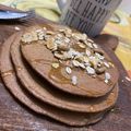 El cooksnap de kiara wojtasik cuando hizo Pancakes saludables-Integrales con cacao.