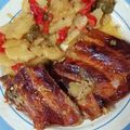 El cooksnap de Merche MR cuando hizo Costillas de cerdo al horno con miel y soja.