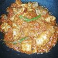 Isha Ahmed Rajput's cooksnap of when they made Koyla chicken karahi.