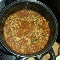 El cooksnap de Esther Soto cuando hizo Carne molida en chile rojo.
