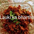 Rita Mehta ( Executive chef ) का कुकस्नैप जब उन्होंने लौकी का भरता (lauki ka bharta recipe in Hindi) बनाया था।