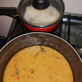 El cooksnap de Alejandro VILLEGAS cuando hizo Sopa-guiso de garbanzos arvejas y champiñones.