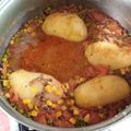 El cooksnap de Eva Montero cuando hizo Tomaticán con caldo (c/carne molida).