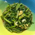 รูป Cooksnap ของ Somchai Pantong เมื่อเขาทำ ผัดผักบุ้งคุณหนู