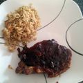 stephywoznica's cooksnap of when they made cranberry glazed pork chops.