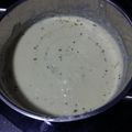 El cooksnap de cocina cuando hizo Vichysooise (crema fría de puerros y patatas).