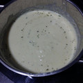 El cooksnap de cocina cuando hizo Vichysooise (crema fría de puerros y patatas).
