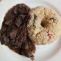 El cooksnap de Maria Paz Dominguez/ @pacitamama en instagram cuando hizo Riñones al Jerez con puré de papas.