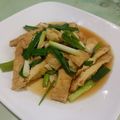 潘俊霖的(簡單料理) 的 豆皮素火腿炒甜豆 cooksnap